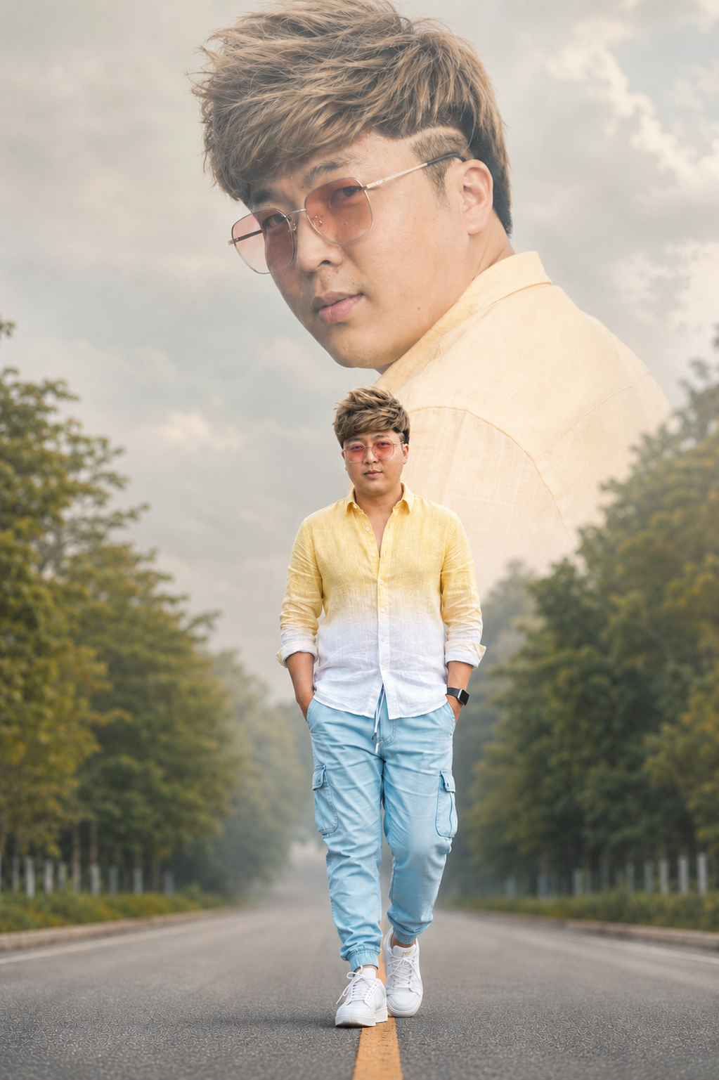 Professional portrait composite for Joseph Aaron Staley